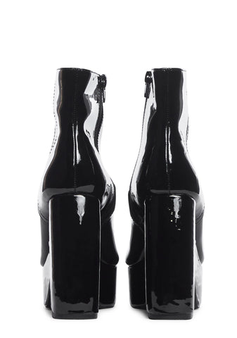 The Final Matrix Platform Ankle Boots