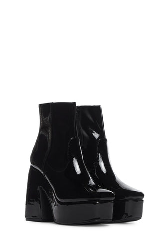 The Final Matrix Platform Ankle Boots