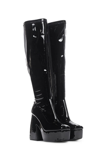 Wicked Head Versus Heart Platform Boots
