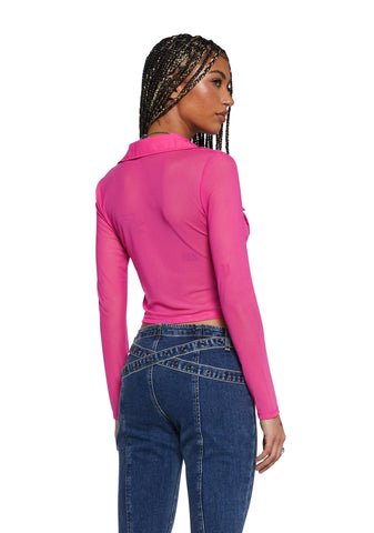 Enticing Mesh Shirt
