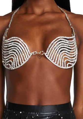 Shimmering Splendor Chain Bra
