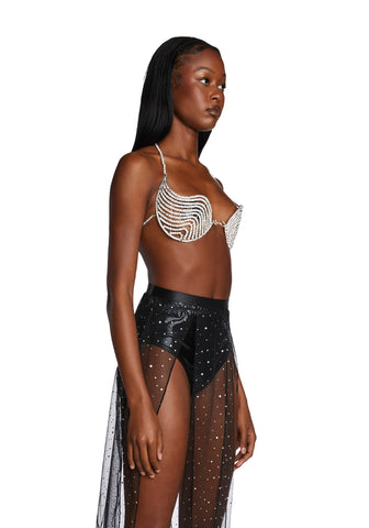 Shimmering Splendor Chain Bra