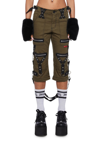 Zip To Zip Pants-Green