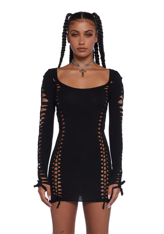 Alternative Spells Cut-Out Dress