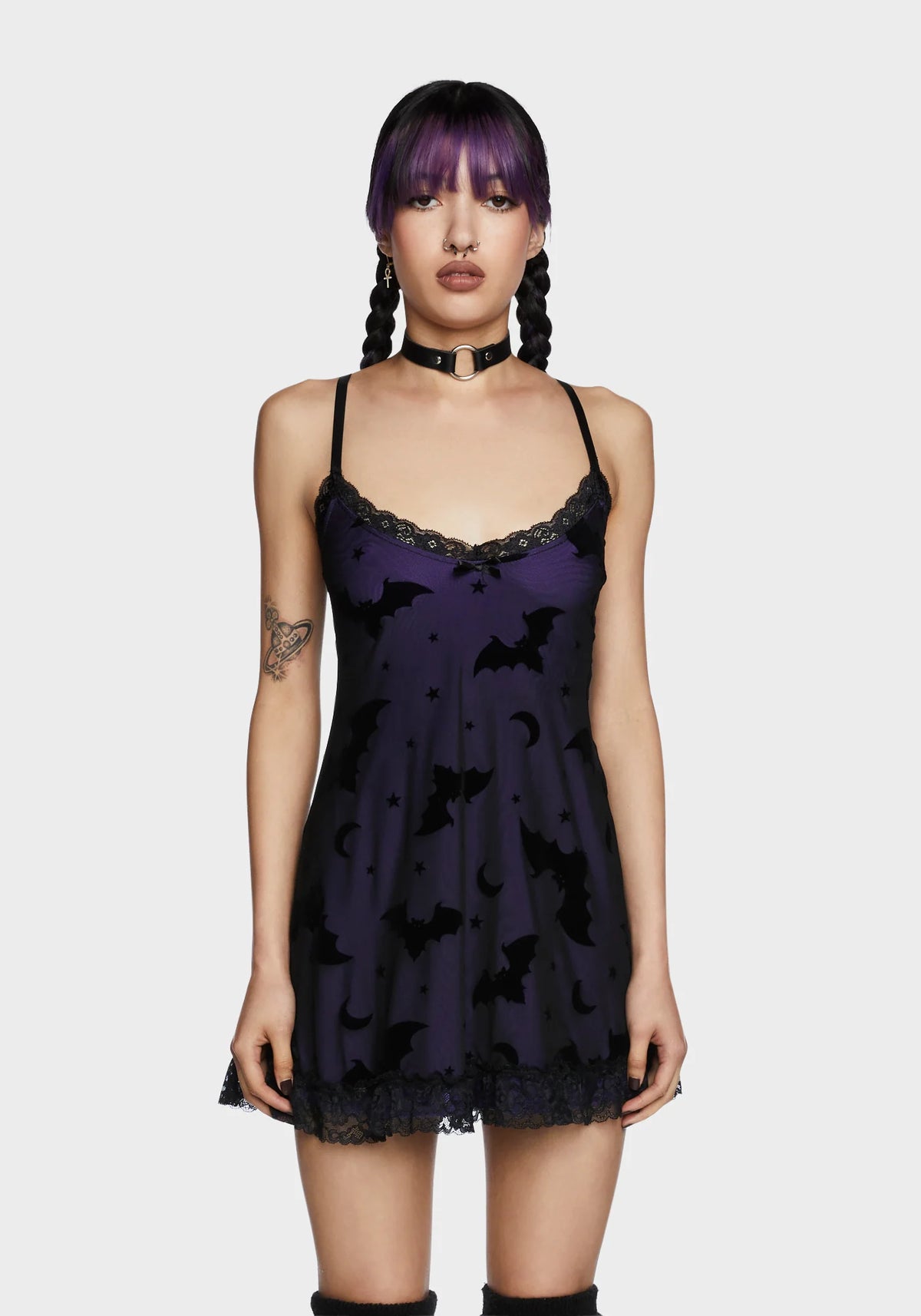 Bat Vibes Only Mini Dress