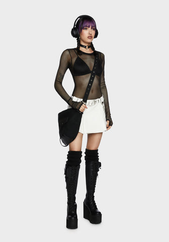 Young Saint Pleated Skirt