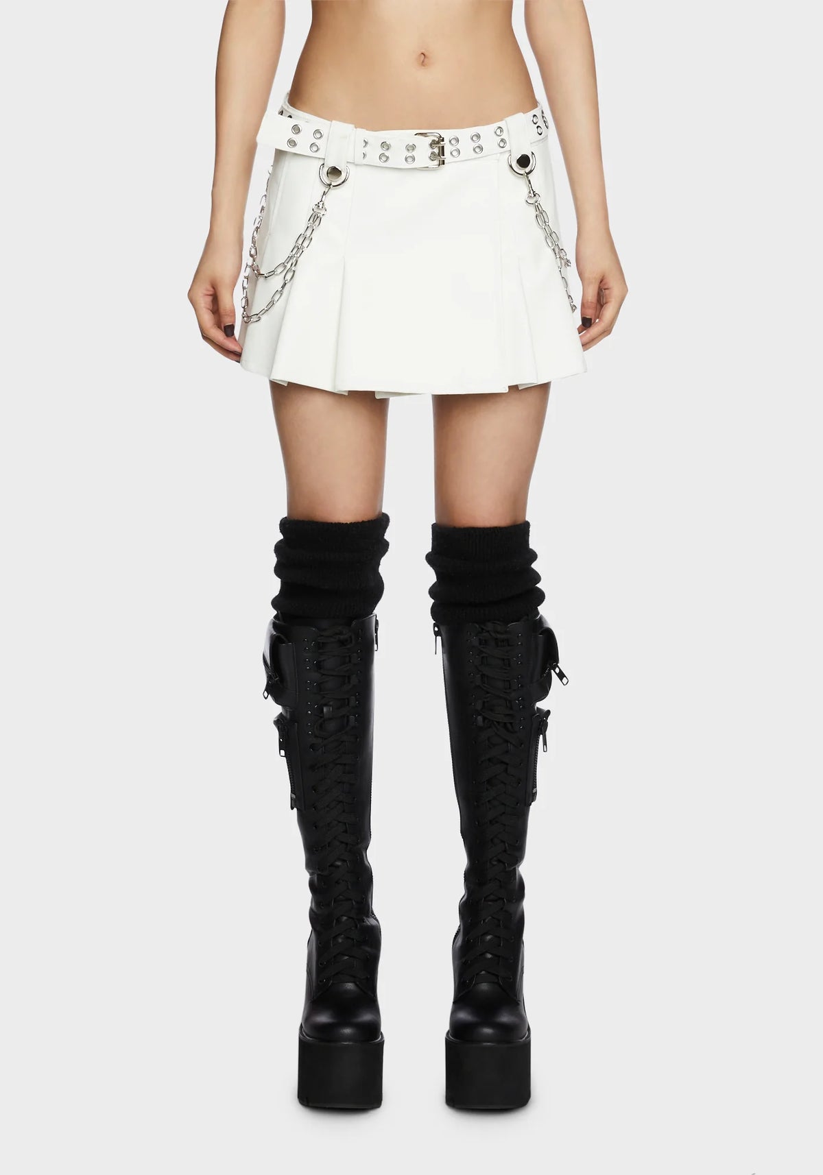 Young Saint Pleated Skirt