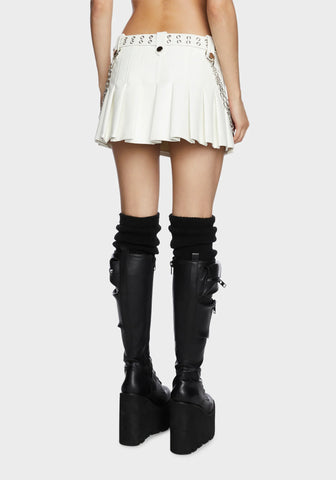 Young Saint Pleated Skirt