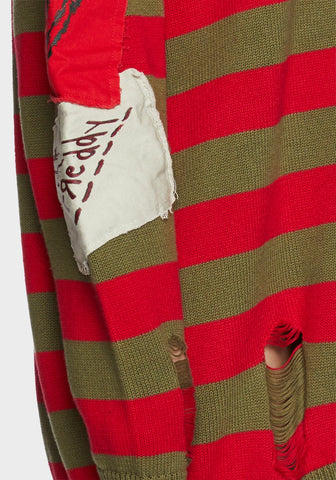 Total Slasher Oversized Sweater Dress