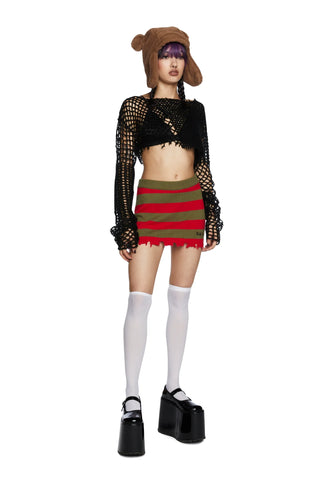 Total Slasher Mini Skirt