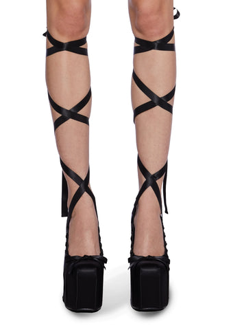 Sweet Sonata Ballet Wrap Heels