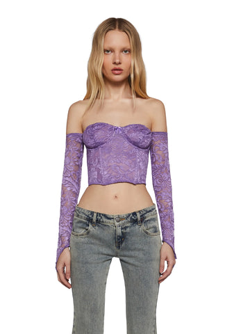 Lavender Nymph Princess Corset Top