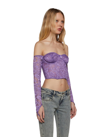 Lavender Nymph Princess Corset Top