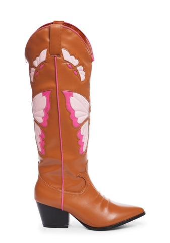 Tan Mallow Cowboy Boots