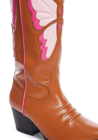 Tan Mallow Cowboy Boots