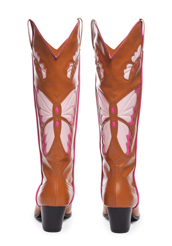 Tan Mallow Cowboy Boots
