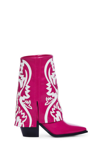 Pink Esperanza Cowboy Boots