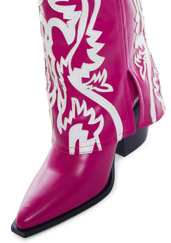 Pink Esperanza Cowboy Boots