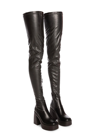 Adrianne Thigh High Boots