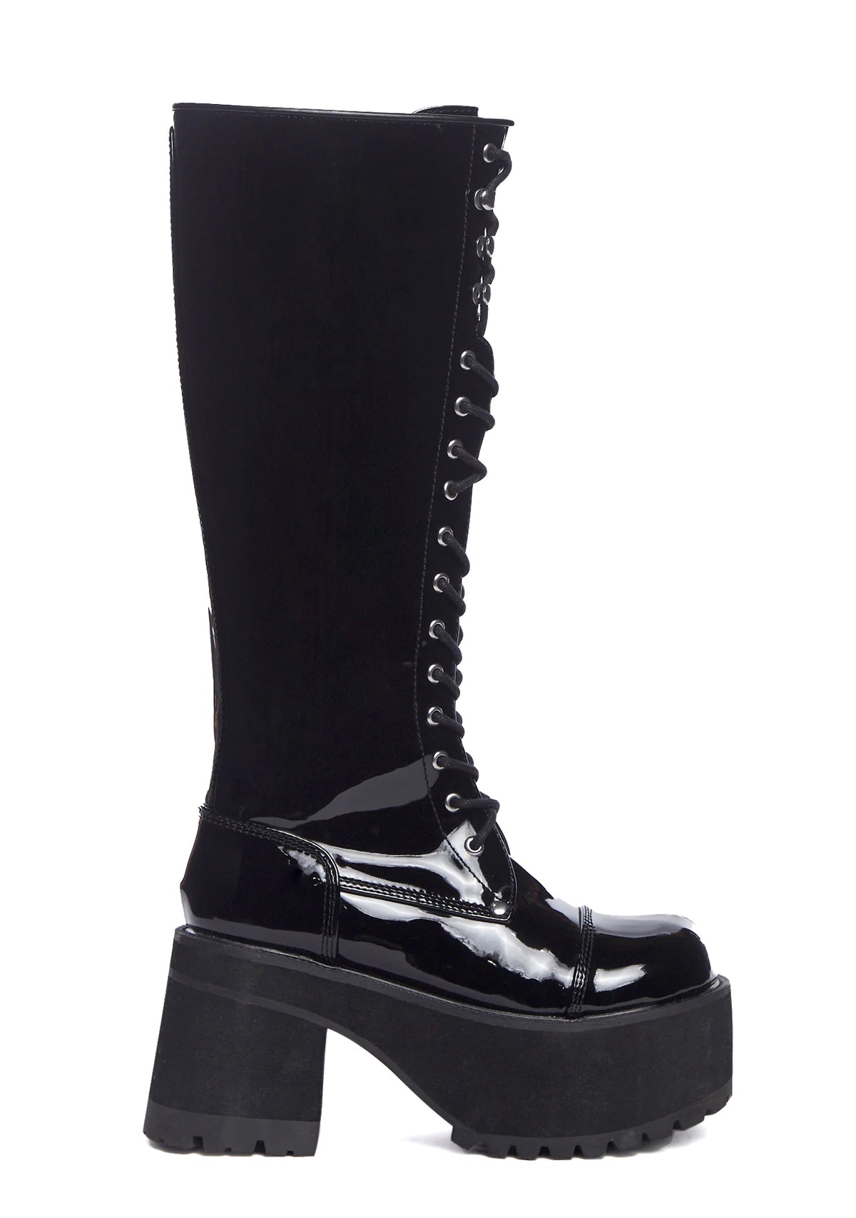 Patent Ranger-302 Knee High Boots