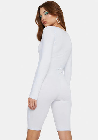 Fast Paced Bike Short Romper