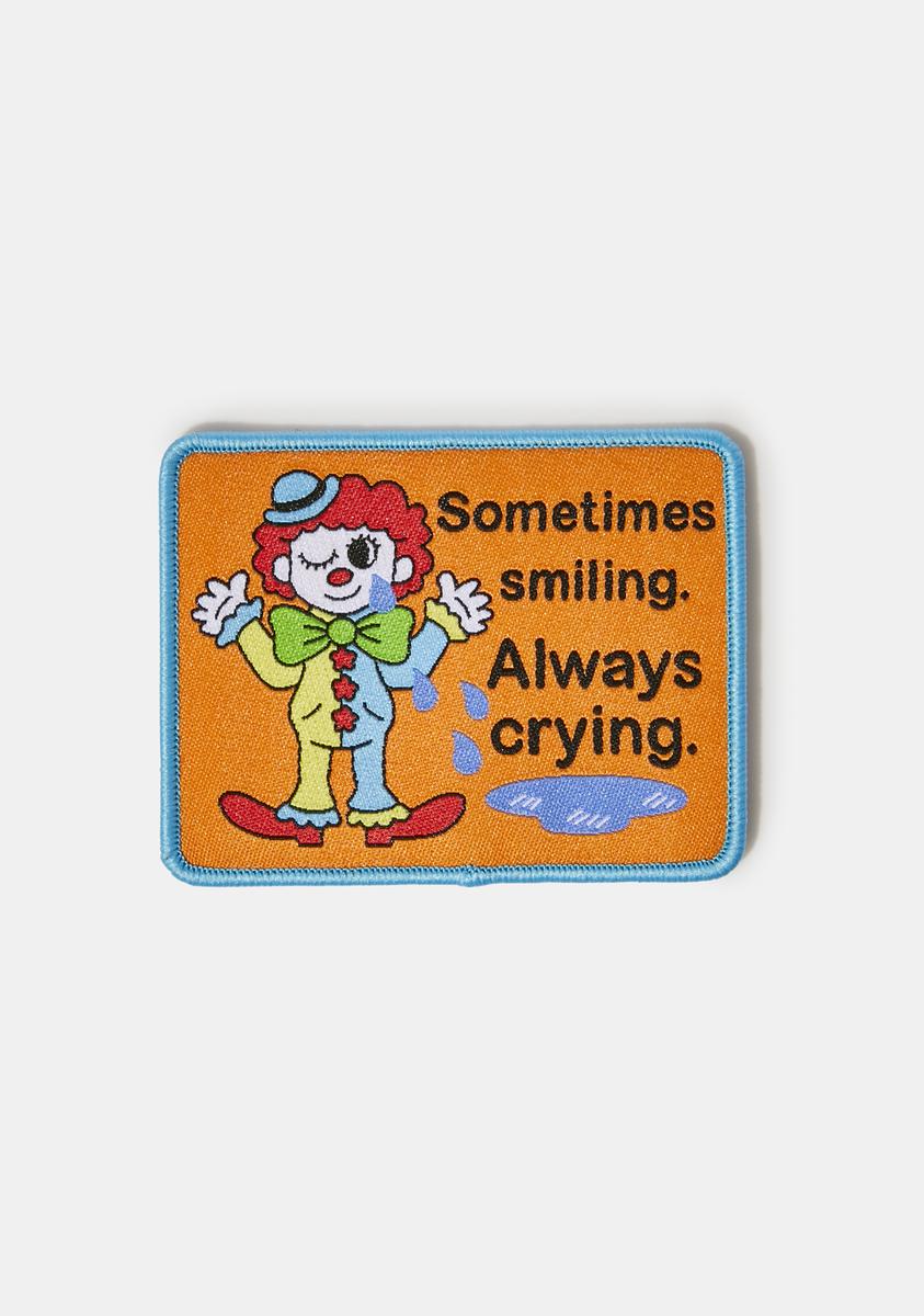 Sad Depressed Clown Patch