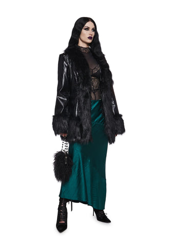 Your Darkest Hour Vegan Leather Coat