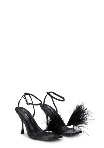 Wide Fit Prancy Fluffy Heels