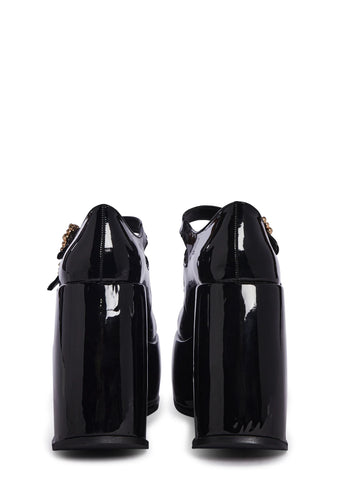 Telly Wedge Heels - Black