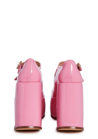 Telly Wedge Heels - Pink