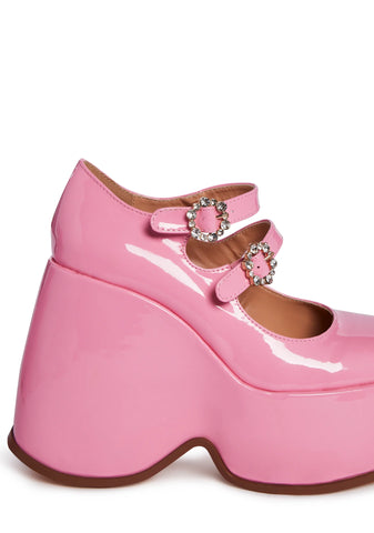 Telly Wedge Heels - Pink