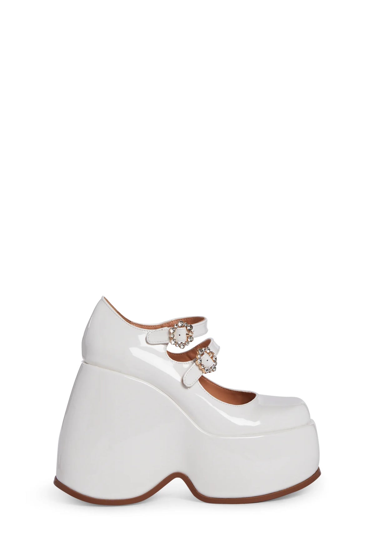 Telly Wedge Heels - White