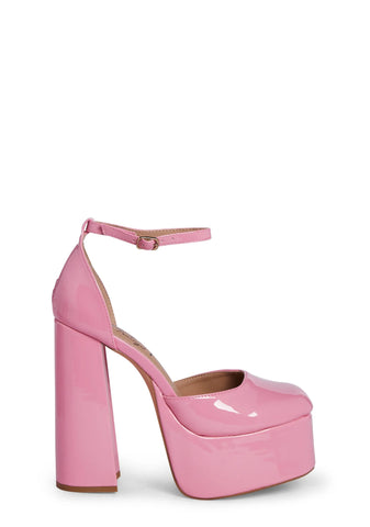 Stolla Platform Heels - Pink