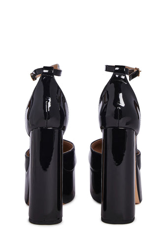 Stolla Platform Heels - Black