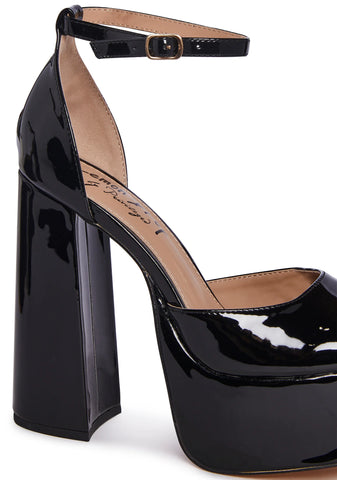 Stolla Platform Heels - Black