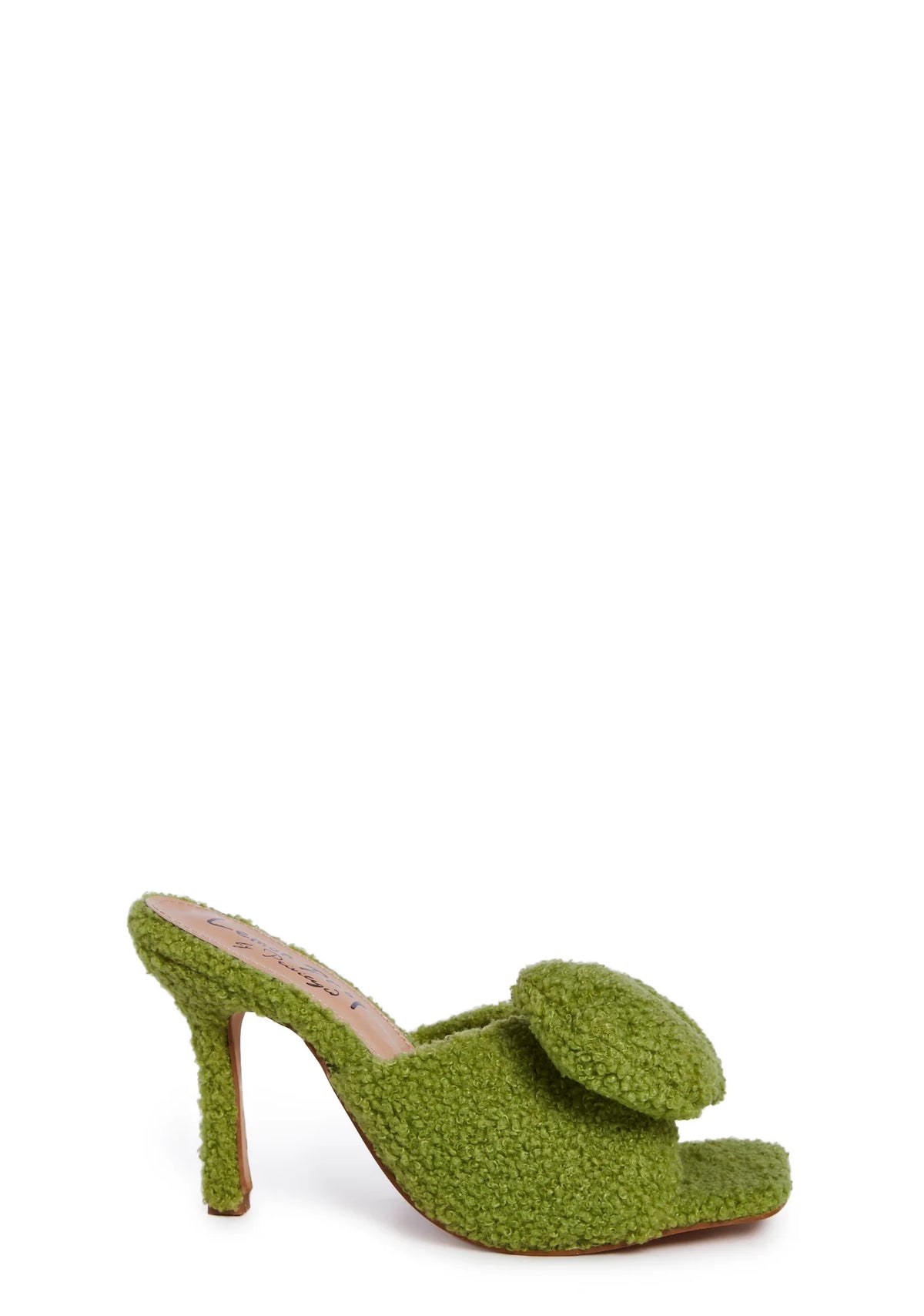 Kristoff Fluffy Heels- Green