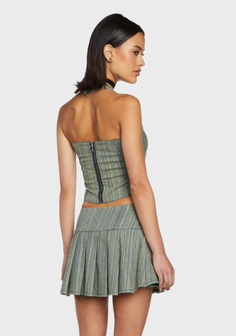 Sliding Doors Pinstripe Vest