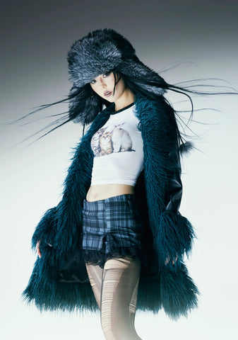 Wicked Bohemian Gig Faux Fur Coat