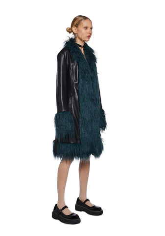 Wicked Bohemian Gig Faux Fur Coat