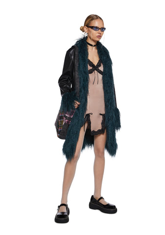 Wicked Bohemian Gig Faux Fur Coat
