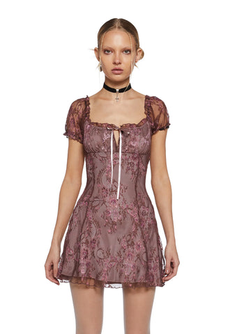 Hard To Love Lace Mini Dress