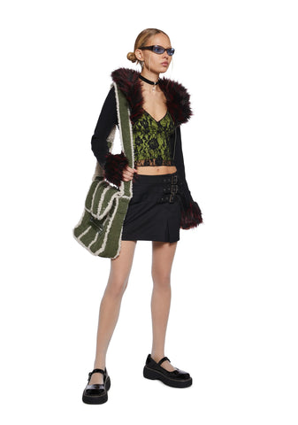 Off The Path Long Sleeve Crop Top