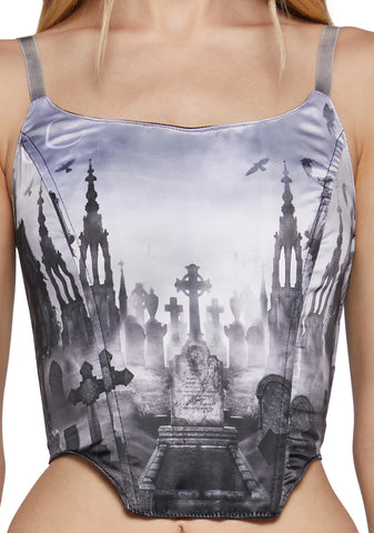 Beyond The Grave Corset Top