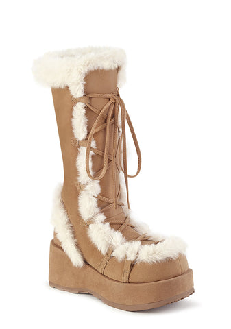 Cubby-311 Platform Knee High Boots
