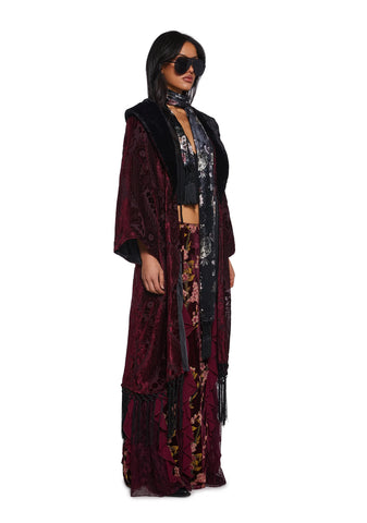 Vintage Romance Velvet Duster