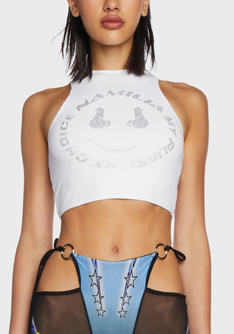 Dick Smile Crop Top