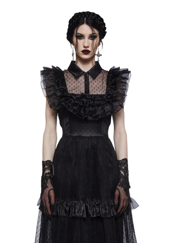 Romance Is Dead Mesh Gloves