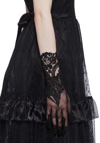 Romance Is Dead Mesh Gloves