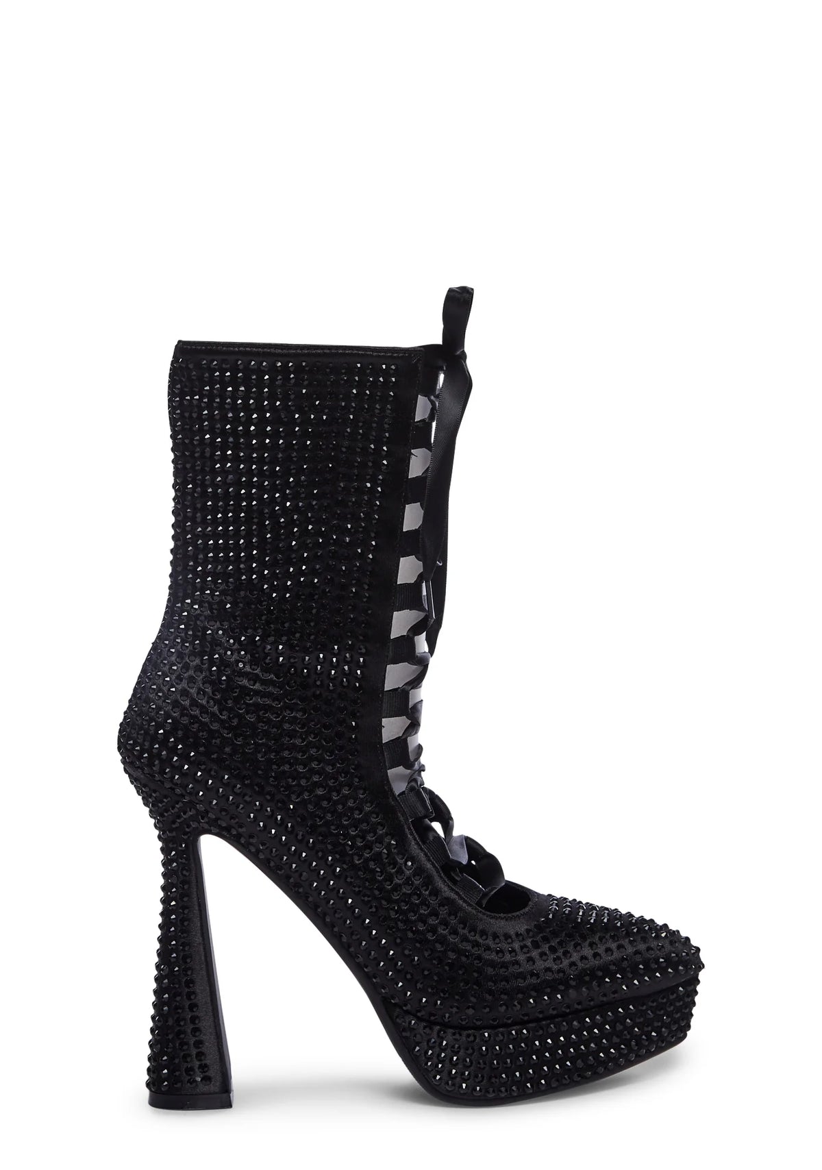 Vamp Or Die Rhinestone Booties
