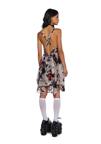 Take To The Sky Mini Dress - Ivory